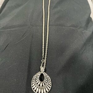 Elegant Silver Pendant Necklace